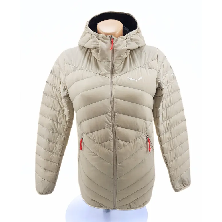 Kurtka Damska Salewa Brenda RDS Down Puchowa Alpinizm Kaptur Beżowa r. XS