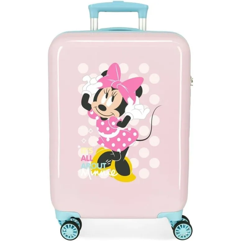 Walizka Kabinowa Disney Minnie Play All Day Podróżna Na Kółkach Twarda 34 L