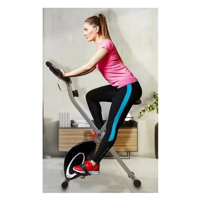 Rower Treningowy Ultrasport F-Bike Pionowy Składany Wyświetlacz Kalorie