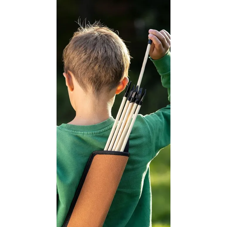 Łuk Drewniany Dla Dzieci Bowbrilla Zestaw Strzały Kołczan Tarcza 100 cm