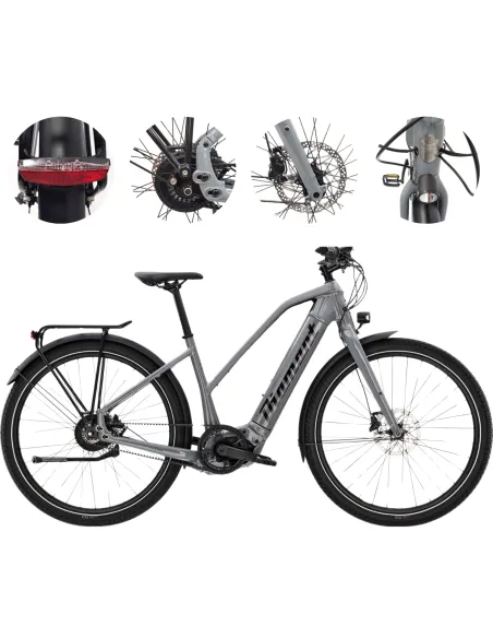 Rower Elektryczny Trekkingowy 27,5 Unisex Wspomaganie 4 Tryby Dzwonek Bagaż