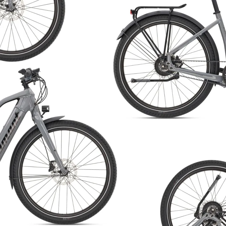 Rower Elektryczny Trekkingowy 27,5 Unisex Wspomaganie 4 Tryby Dzwonek Bagaż