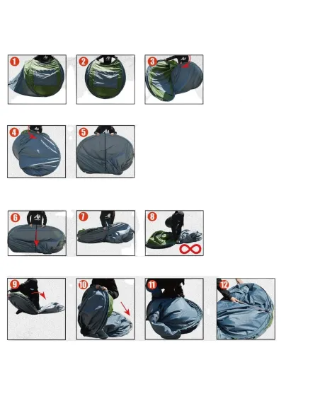 Namiot Kempingowy Ayamaya Ayaostb Turystyczny 3-4 Osobowy Wodoodporny Duży