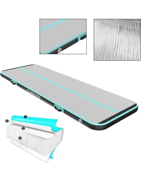 Dmuchana Mata Gimnastyczna ChampionPlus Ścieżka Akrobatyczna Do Ćwiczeń 3M