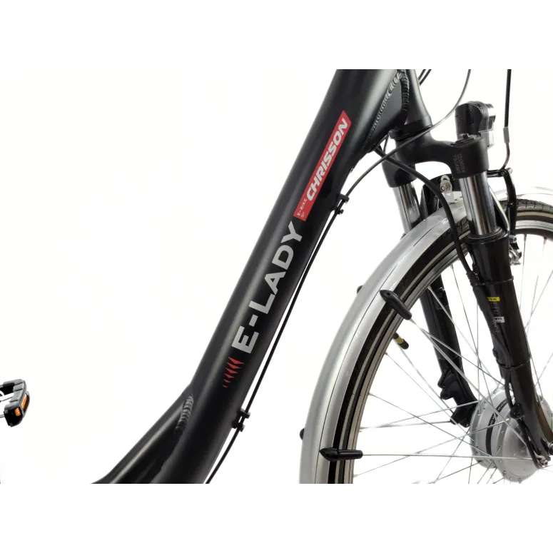 Elektryczny Rower Miejski Damski Nexus 7 5 Trybów Wspomaganie Amortyzacja