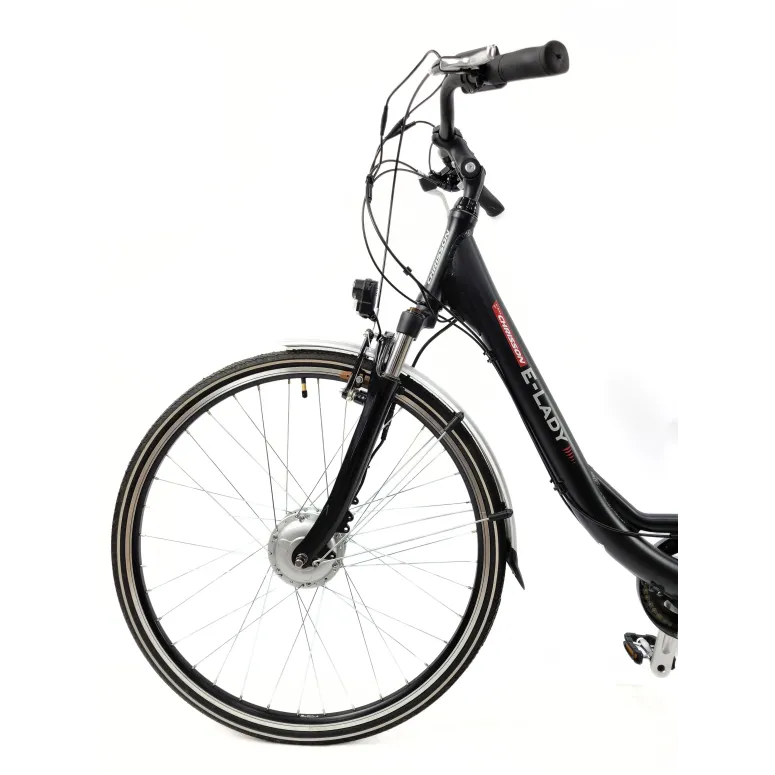 Elektryczny Rower Miejski Damski Nexus 7 5 Trybów Wspomaganie Amortyzacja