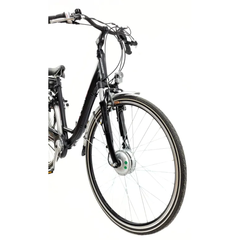 Elektryczny Rower Miejski Damski Nexus 7 5 Trybów Wspomaganie Amortyzacja