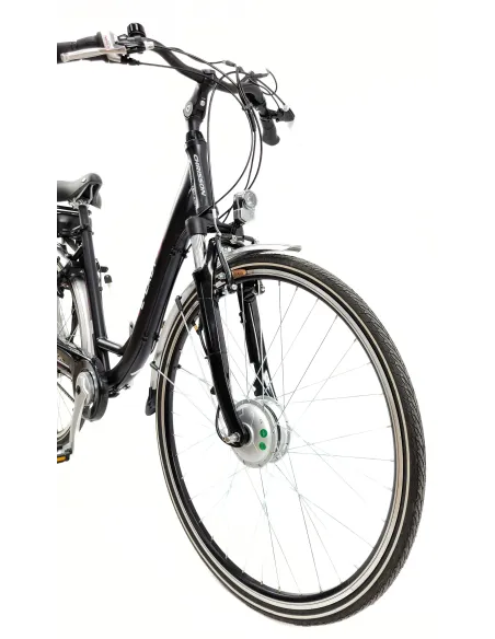 Elektryczny Rower Miejski Damski Nexus 7 5 Trybów Wspomaganie Amortyzacja