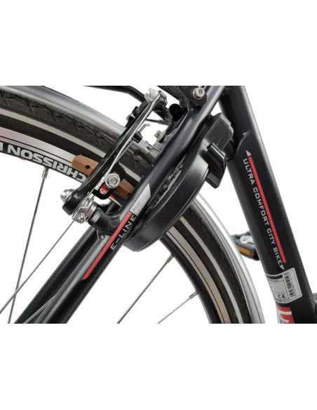 Elektryczny Rower Miejski Damski Nexus 7 5 Trybów Wspomaganie Amortyzacja