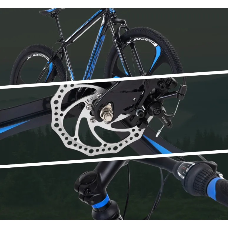 Rower Górski Koła 29 Damski Męski MTB Amortyzowany Tarcze Hardtail Góral - 2