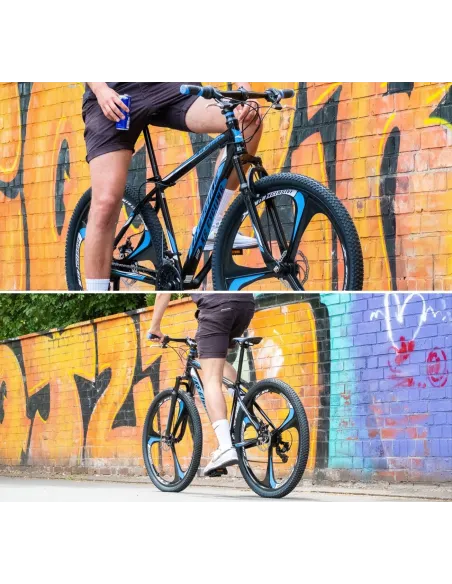 Rower Górski Koła 29 Damski Męski MTB Amortyzowany Tarcze Hardtail Góral - 3