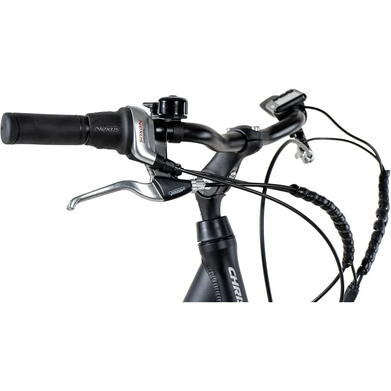 Elektryczny Rower Miejski Damski Nexus 7 Amortyzacja 5 Trybów Wspomaganie