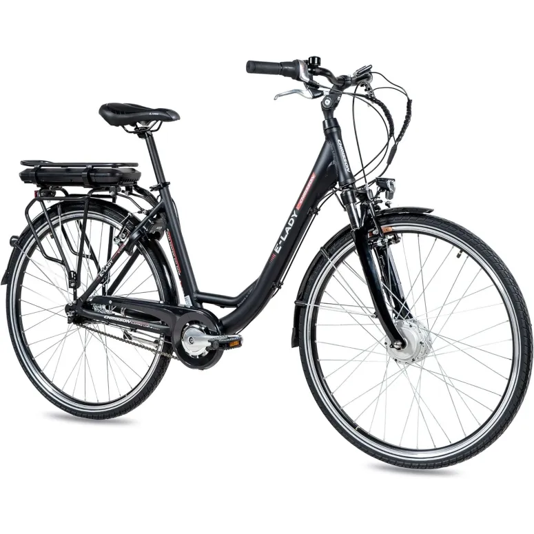 Elektryczny Rower Miejski Damski Nexus 7 Amortyzacja 5 Trybów Wspomaganie