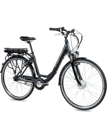 Elektryczny Rower Miejski Damski Nexus 7 Amortyzacja 5 Trybów Wspomaganie