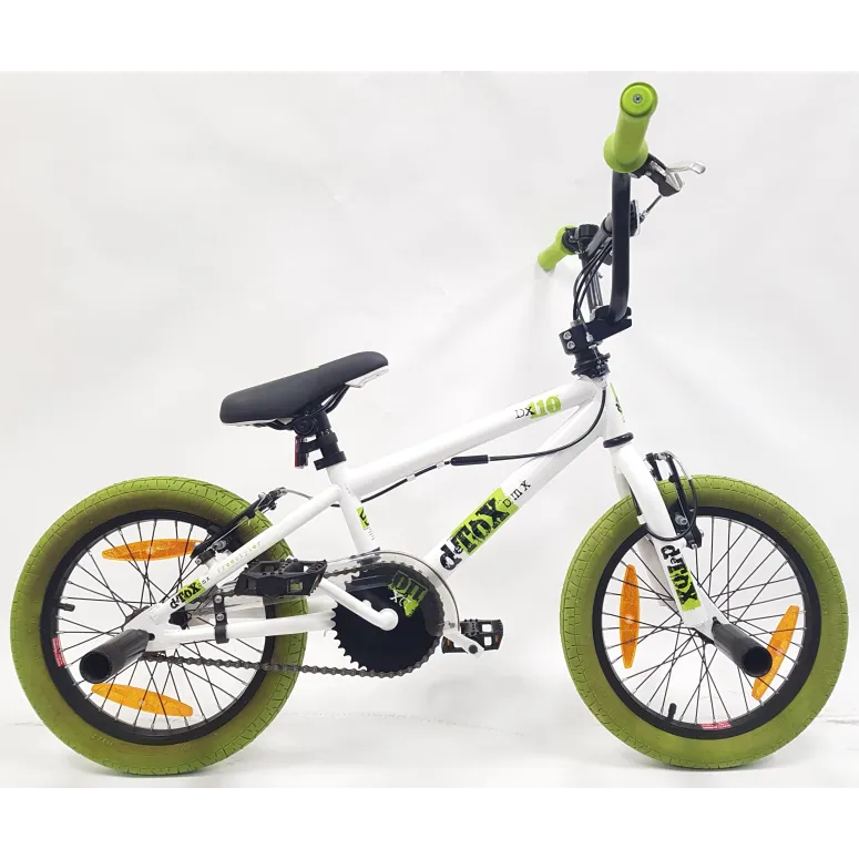 Rower BMX 16 Dziecięcy Freestyle Stalowy Dzwonek Pegi Odblaski Rotor 360