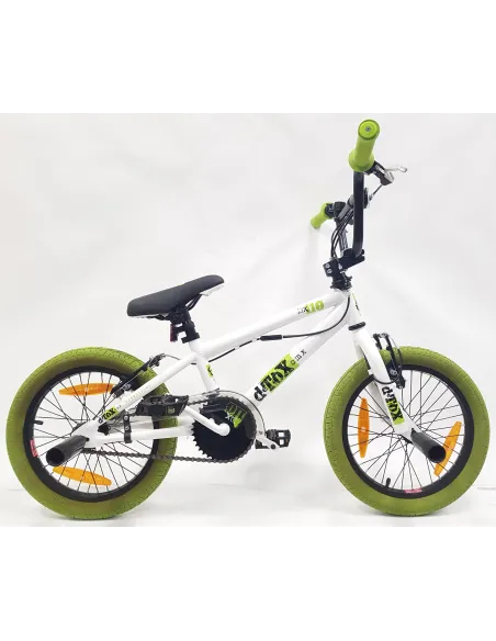 Rower BMX 16 Dziecięcy Freestyle Stalowy Dzwonek Pegi Odblaski Rotor 360