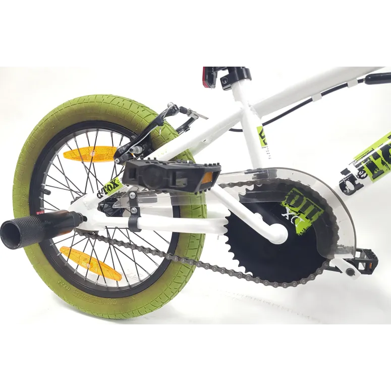Rower BMX 16 Dziecięcy Freestyle Stalowy Dzwonek Pegi Odblaski Rotor 360
