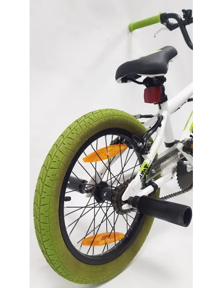 Rower BMX 16 Dziecięcy Freestyle Stalowy Dzwonek Pegi Odblaski Rotor 360
