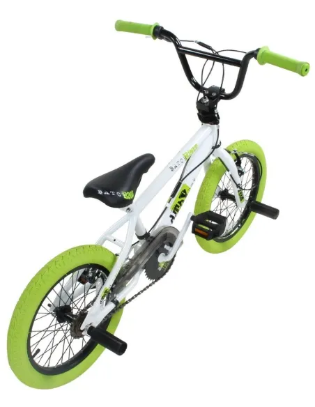 Rower BMX 16 Dziecięcy Freestyle Stalowy Dzwonek Pegi Odblaski Rotor 360