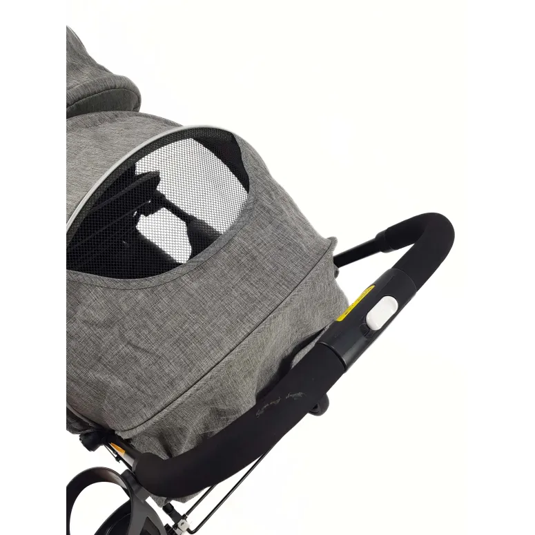 Wózek Bliźniaczy Duo Besrey Rok Po Roku Podwójny Spacerowy Dziecięcy Folia