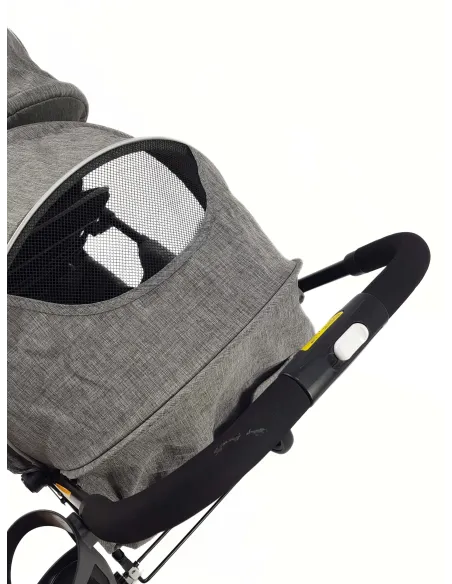 Wózek Bliźniaczy Duo Besrey Rok Po Roku Podwójny Spacerowy Dziecięcy Folia