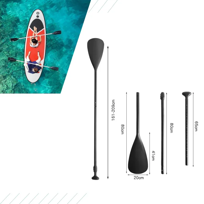 Deska SUP Pompowana Ribelli Stand Up Paddle Do Pływania Z Wiosłem Zestaw