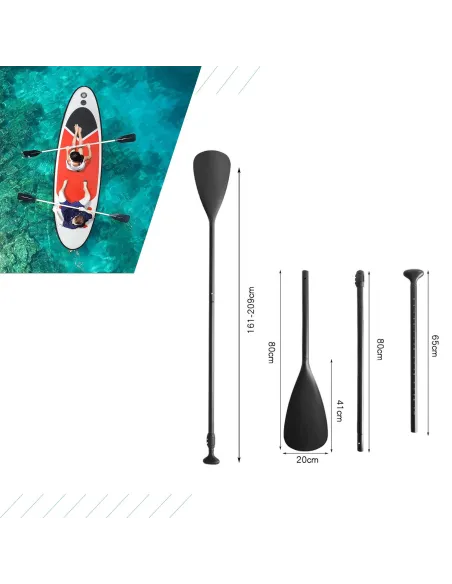 Deska SUP Pompowana Ribelli Stand Up Paddle Do Pływania Z Wiosłem Zestaw