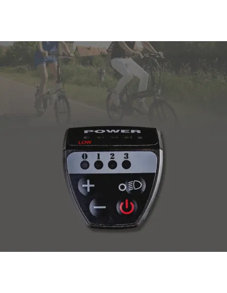 Elektryczny Rower Miejski 20 Składany Revo 3 Tryby Wspomaganie Oświetlenie