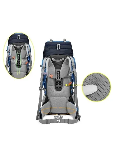 Plecak Turystyczny Mountaintop Trekkingowy Na Wycieczki Wielofunkcyjny 80 L