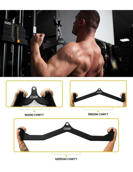 Przystawki Treningowe Do Ćwiczeń Power Guidance Uchwyty Do Wyciągu Zestaw