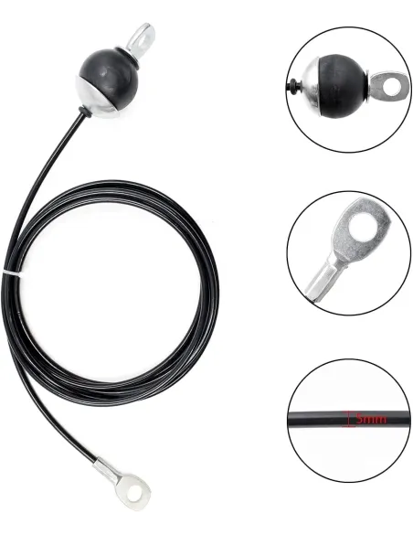 Linka Do Wyciągu Stalowa Libershine Gym Cable Powlekana Na Siłownie 3m 5mm