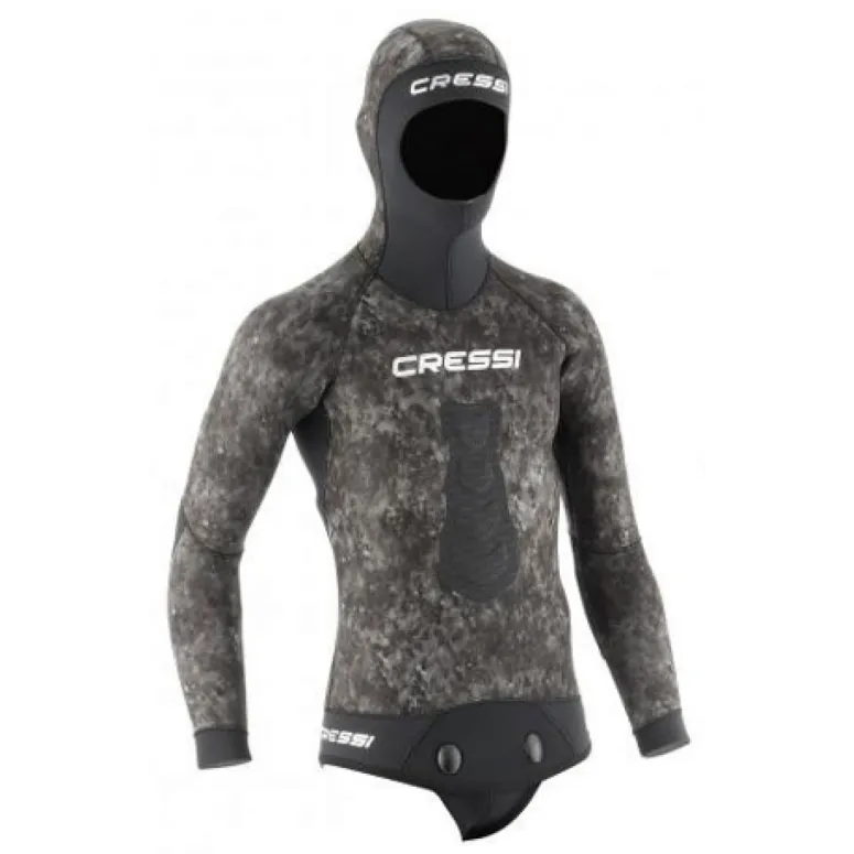 Kurtka Neoprenowa Cressi Tracina 5 mm Pianka Kamuflaż Wzmocnienia r. L/4