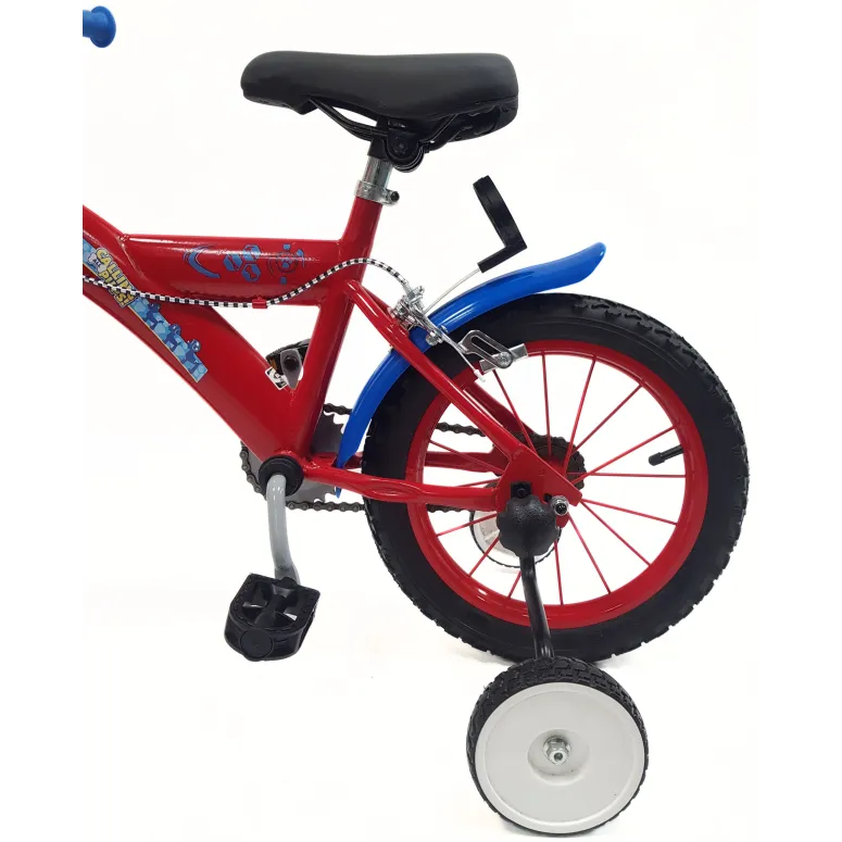 Rower Dziecięcy 14 Psi Patrol Kółka Boczne Chłopięcy Stal Błotniki Dzwonek