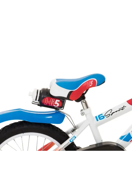 Rower Dziecięcy Chłopięcy 16 Stalowy Dzwonek Błotniki Kółka Boczne Bidon