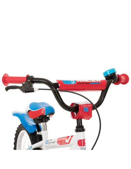 Rower Dziecięcy Chłopięcy 16 Stalowy Dzwonek Błotniki Kółka Boczne Bidon