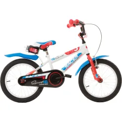 Rower Dziecięcy Chłopięcy 16 Stalowy Dzwonek Błotniki Kółka Boczne Bidon