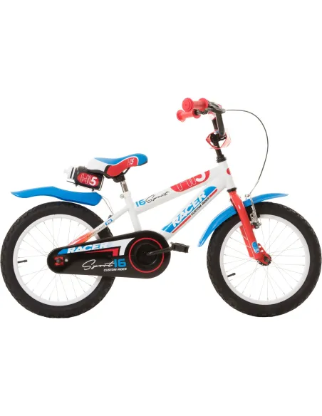 Rower Dziecięcy Chłopięcy 16 Stalowy Dzwonek Błotniki Kółka Boczne Bidon