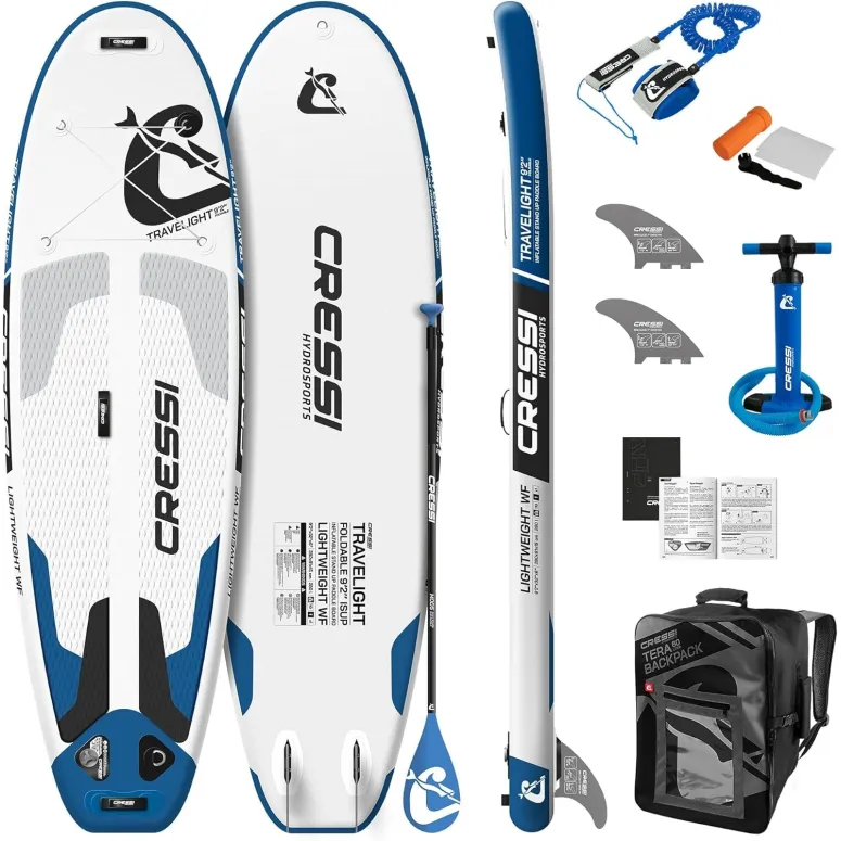 Deska SUP Pompowana Cressi Travelight Paddle Board Zestaw Do Pływania 280cm