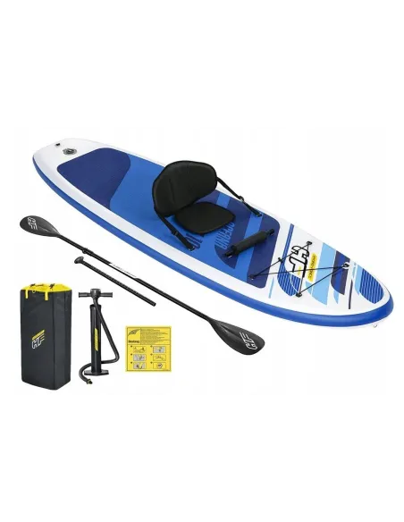 Pompowana Deska SUP Bestway Z Wiosłem Do Pływania Paddle Zestaw 305cm 120kg