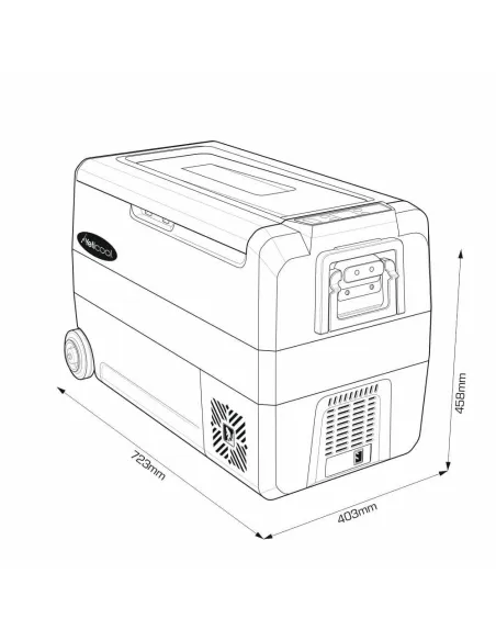 Lodówka Turystyczna Yeticool TX50 Samochodowa Sprężarkowa Przenośna 50 L
