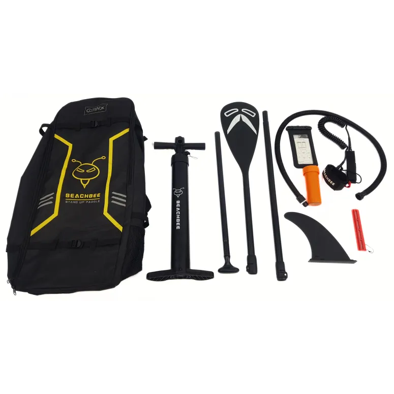 Deska SUP Pompowana CalmMax Beachbee Zestaw Z Wiosłem Do Pływania 320 cm