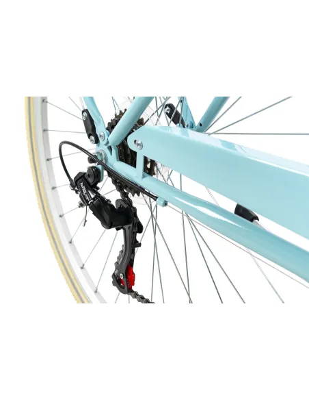 Rower Miejski Damski Retro 28 Bagażnik Błotniki Oświetlenie Dzwonek Dynamo