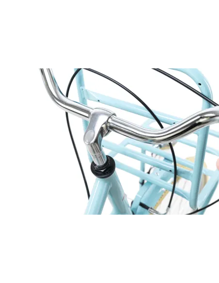 Rower Miejski Damski Retro 28 Bagażnik Błotniki Oświetlenie Dzwonek Dynamo