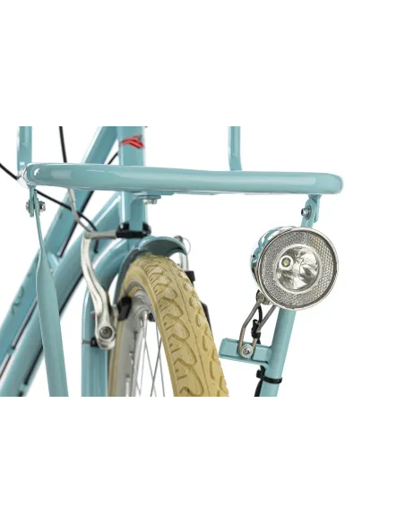 Rower Miejski Damski Retro 28 Bagażnik Błotniki Oświetlenie Dzwonek Dynamo
