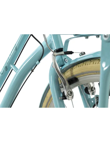 Rower Miejski Damski Retro 28 Bagażnik Błotniki Oświetlenie Dzwonek Dynamo