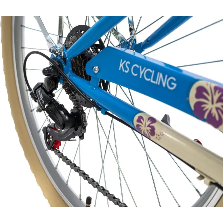 Rower Miejski Damski 26 Młodzieżowy Retro Dzwonek Błotniki Bagażnik