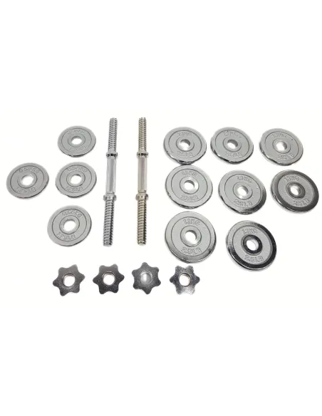 Zestaw Hantli Treningowych Gryf Regulowane Sztangielki Do Ćwiczeń 2x7,5 kg