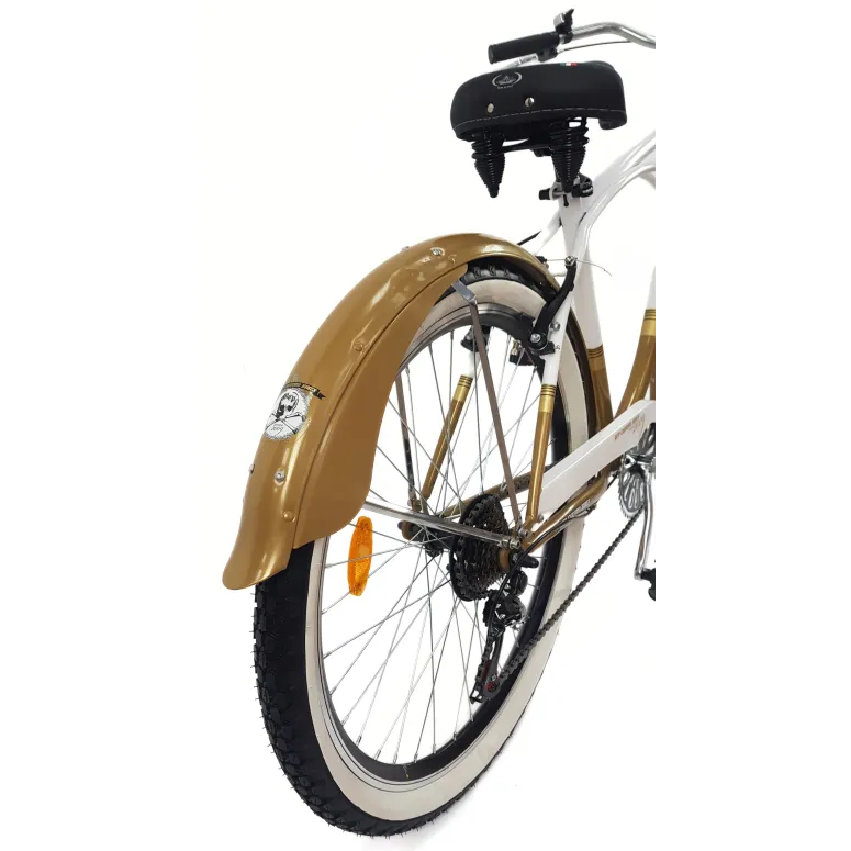 Rower Miejski Męski 26 Beach Cruiser Retro Revo Błotniki Dzwonek Stopka