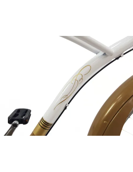 Rower Miejski Męski 26 Beach Cruiser Retro Revo Błotniki Dzwonek Stopka