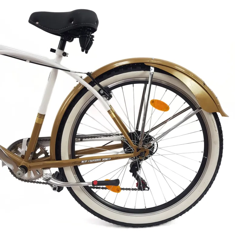 Rower Miejski Męski 26 Beach Cruiser Retro Revo Błotniki Dzwonek Stopka